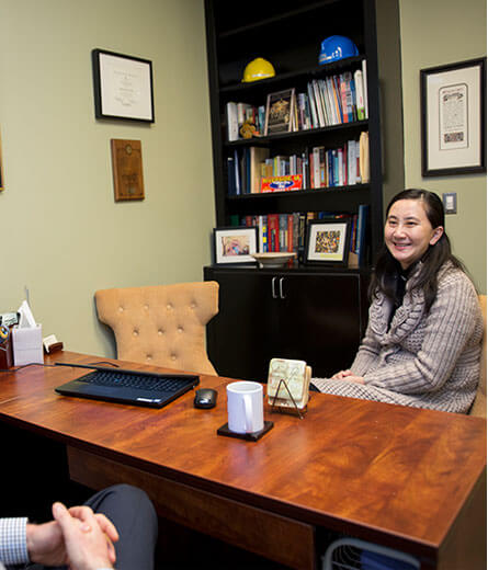 patient talking to doctor